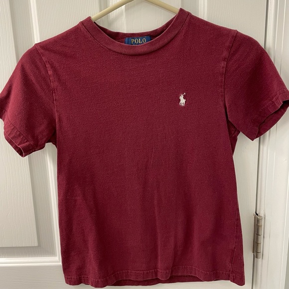 Polo Ralph Lauren logo T-shirt maroon - Picture 1 of 8